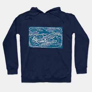 Fantasy Floatplane in Blue Hoodie